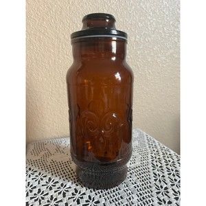 Vintage 1970s Borden Fleur Di Lis Jar